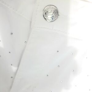 ❤️ Pristine White Diamond Skinny Jeans